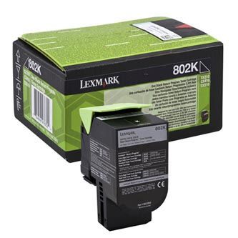 Lexmark originální toner 80C20K0, black, 1000str., return, Lexmark CX310dn, CX310n, CX410de, CX410