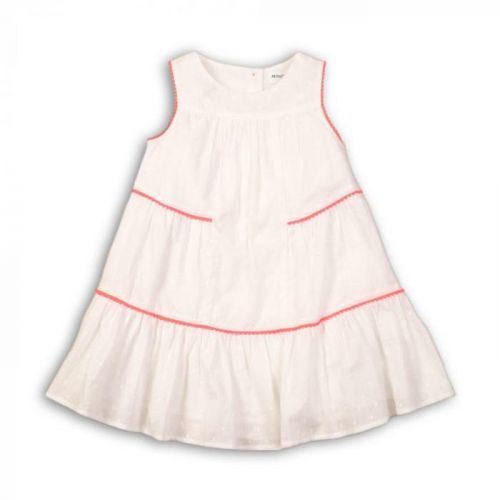 Minoti Šaty dívčí bavlněné, Minoti, Hut 1, bílá