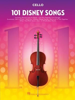 101 Disney Songs: For Cello (Hal Leonard Corp)(Paperback)