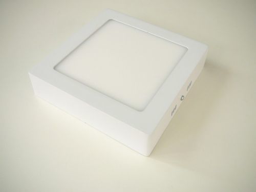 T-LED LED panel čtverec přisazený 12W 166x166mm Teplá bílá 10274