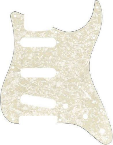 Fender 11-Hole Modern-Style Stratocaster SSS Pickguard Aged White Pearl