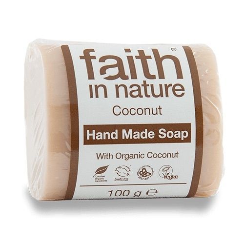Faith in Nature, Tuhé mýdlo - Kokos, 100g