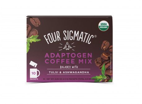 Four Sigmatic Coffee + Tulsi & Ashwagandha adaptogen mix Množství: 10 sáčků