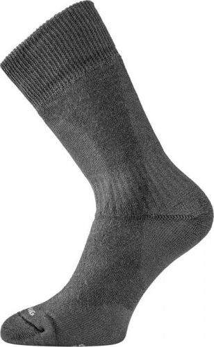 Lasting  TKH 909 černé zimní ponožky z ionty stříbra Velikost: (42-45) L