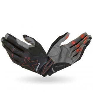 MadMax Fitness rukavice Crossfit 103 - černé/šedé velikost 