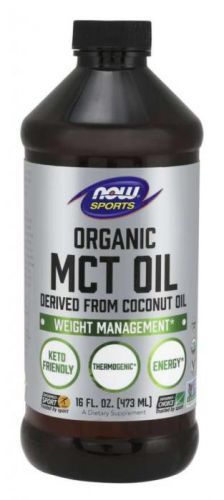 NOW® Foods NOW MCT olej, organický, 473 ml