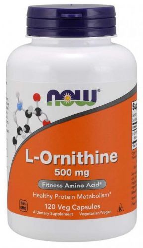 NOW® Foods NOW Ornithine 500 mg, 120 kapslí