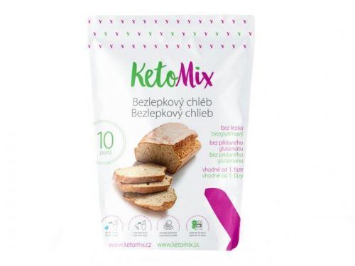 KetoMix Proteinový Bezlepkový chléb 300g (10 porcí)