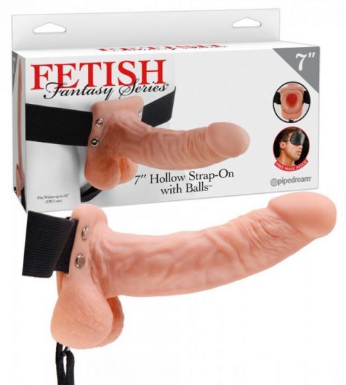 Fetish Strap-on 7 - pripínacie dildo (prírodné)