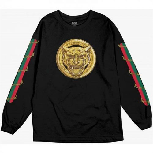 triko DGK - Always On Top L/S Tee Black  (BLACK) velikost: M