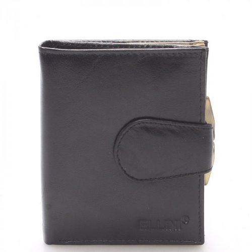 Dámská stylová kožená peněženka černá - Ellini Dahlia černá
