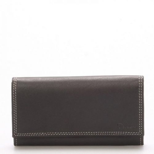 Dámská kožená peněženka černá - Delami Naal černá