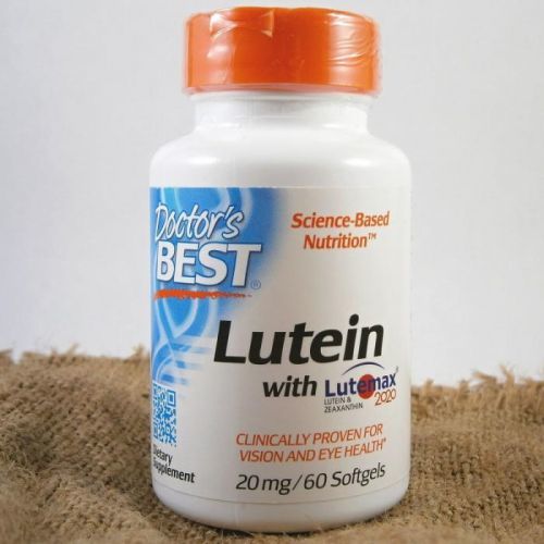 Doctor's Best Lutein s Lutemax, 20 mg, 60 softgel kapslí