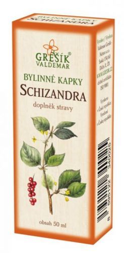 Valdemar Grešík Grešík Schizandra bylinné kapky 50 ml