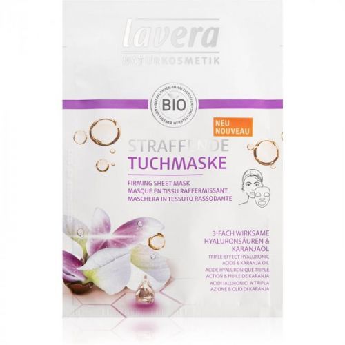 Lavera Sheet Mask plátýnková maska se zpevňujícím účinkem