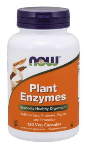 NOW® Foods NOW Plant Enzymes, rostlinné enzymy, 120 rostlinných kapslí