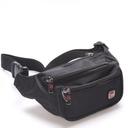 Pánská černá ledvinka na doklady - Enrico Benetti 7136 černá