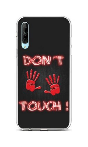 Kryt TopQ Huawei P Smart Pro silikon Don't Touch Red 46933