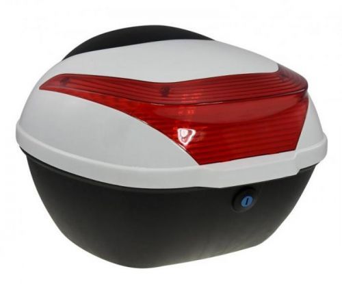 Zadní kufr k elektrickému motocyklu RACCEWAY E-BABETA, bílý