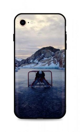 Kryt TopQ iPhone SE 2020 silikon Hockey Goalie 49316