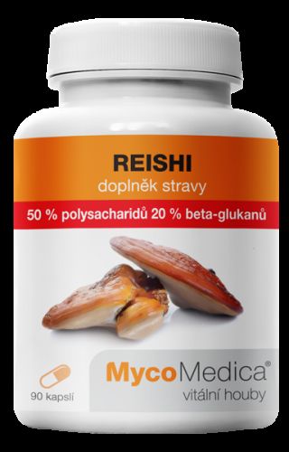 MycoMedica - Reishi 50% ve vysoké koncentraci, 90 rostlinných kapslí