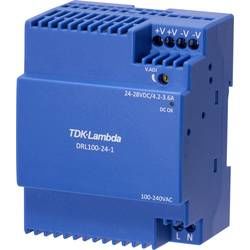 Síťový zdroj na DIN lištu TDK-Lambda DRL-100-24-1, 24 V, 3.67 A, 100.8 W