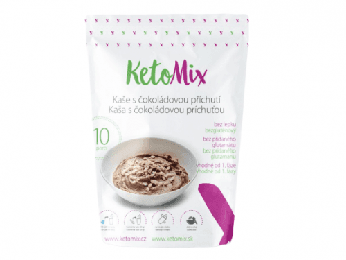 KetoMix Proteinová kaše 280g (10 porcí) s čokoládovou příchutí