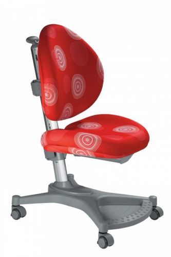 Rostoucí židle Mayer MyPony - červená s kruhy
