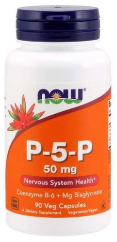 NOW® Foods NOW Vitamin B6 P-5-P, 50mg, 90 kapslí