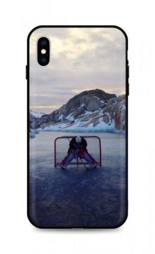 Kryt TopQ iPhone XS silikon Hockey Goalie 49194
