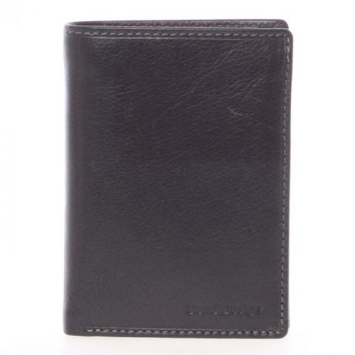 Volná pánská kožená peněženka černá - SendiDesign Priam černá