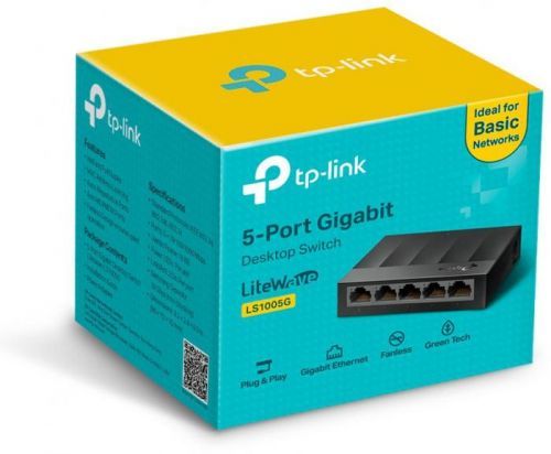 TP-LINK LS1005G 5xGigabit Desktop Switch Fanless (LS1005G)