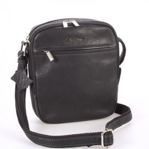 Černá pánská stylová kožená taška - Sendi Design Heracles černá