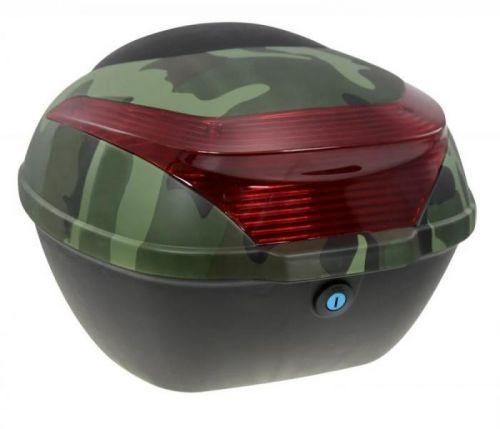 Zadní kufr k elektrickému motocyklu RACCEWAY E-BABETA, maskáč zelený