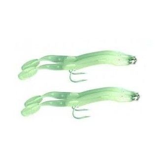 ICE FISH Úhoříci na návazce bílá - 5ks