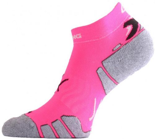 Lasting  RUN 450 růžová běžecké ponožky Velikost: (38-41) M