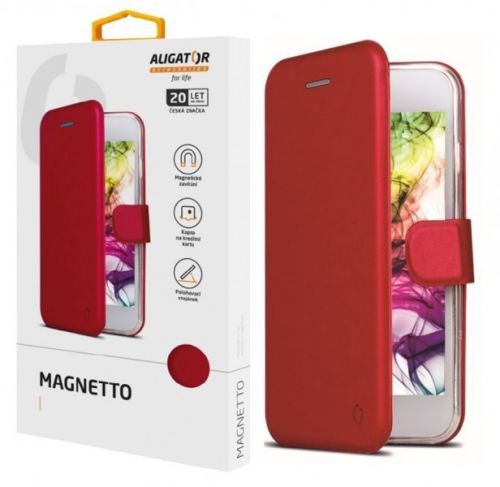 Flipové pouzdro ALIGATOR Magnetto pro Apple iPhone 11 Pro Max, red