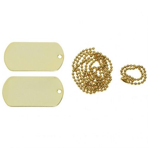 US identifikační známka zlatá