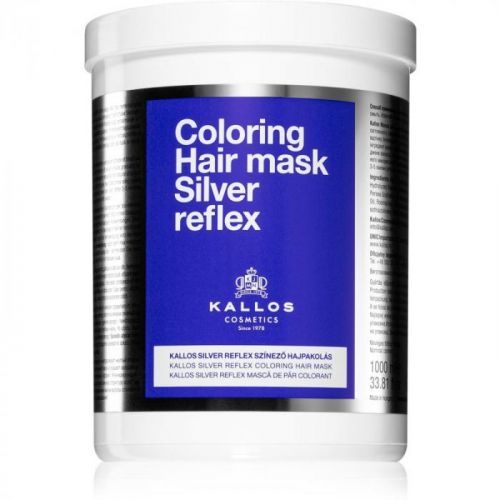 Kallos Silver Reflex tónovací barva na vlasy neutralizující žluté tóny 1000 ml