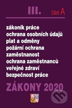 Zákony 2020 III. část A: Pracovní právo -