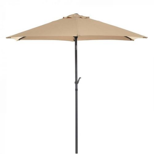 Butlers Slunečník s klikou, průměr 2,5 m - béžová