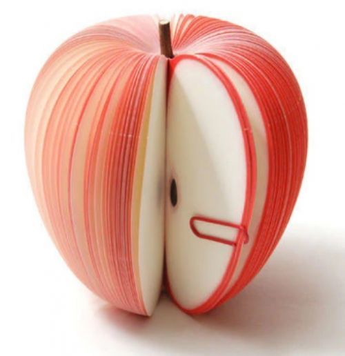 Poznámkový blok - jablko