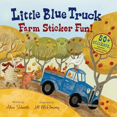 Little Blue Truck Farm Sticker Fun! (Schertle Alice)(Paperback)