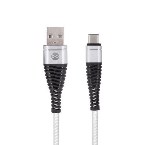 Forever GSM045628 USB type-C cable Shark white 1m 2A