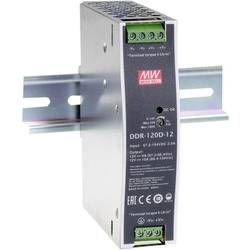 DC/DC měnič napětí na DIN lištu Mean Well DDR-120D-24, 1 x, 24 V/DC, 5 A, 120 W