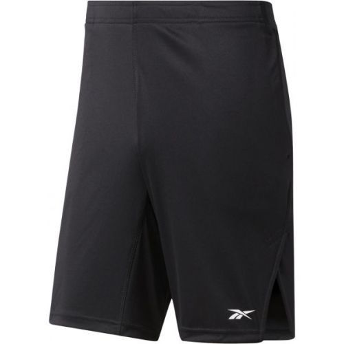 Reebok WORKOUT COMM KNIT SHORT černá L - Kraťasy