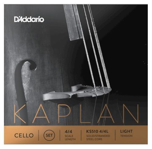 D'Addario Orchestral KS510 4/4L Kaplan Cello String Set - Light