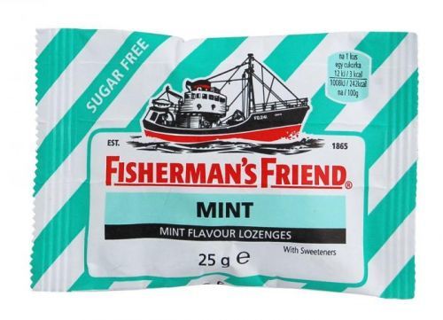Fisherman's Friend Máta bez cukru zelený
