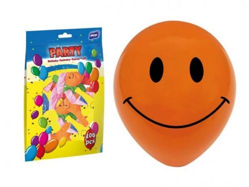 MFP balónek nafukovací smile 23cm mix