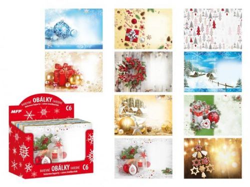 MFP dopisní obálka C6 vánoční (mix)